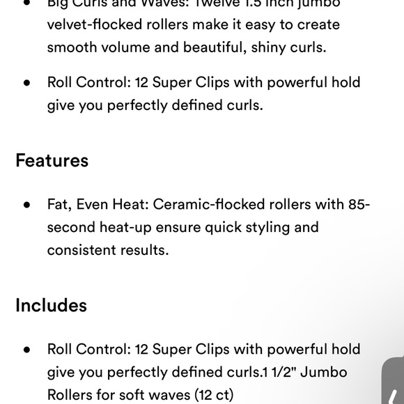 CONAIR - White and Pink Hair Rollers NWOT - Picture 11 of 11